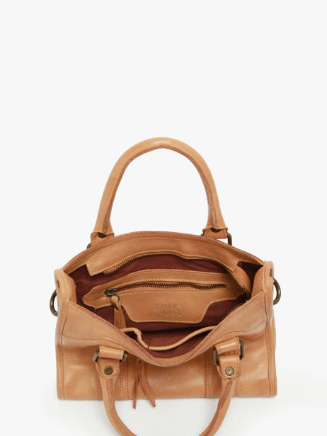 Cross Body Tas Cow Leder Basilic pepper Bruin cow BCOW72 ander zicht 3
