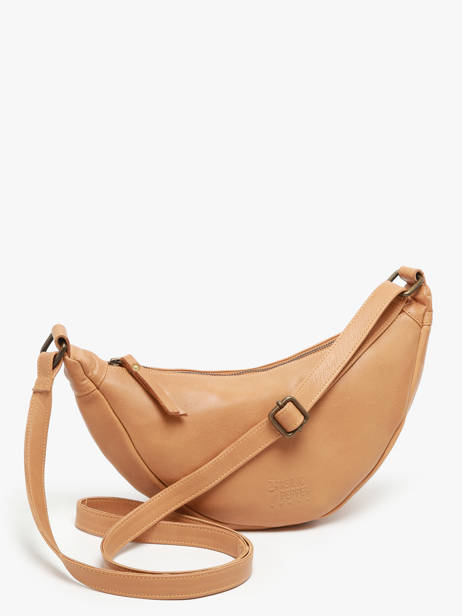 Cross Body Tas Cow Leder Basilic pepper Bruin cow BCOW73 ander zicht 2