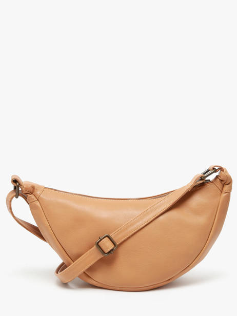 Cross Body Tas Cow Leder Basilic pepper Bruin cow BCOW73 ander zicht 4