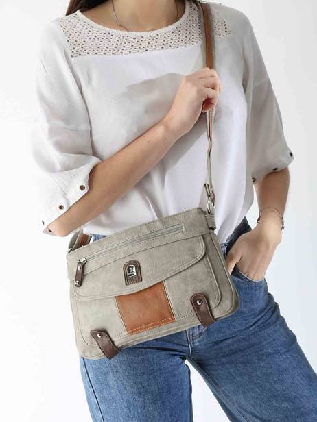 Cross Body Tas Basic Miniprix Grijs basic DD874 ander zicht 1