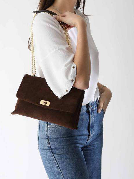 Cross Body Tas Velvet Caviar Leder Milano Bruin velvet caviar VC24115 ander zicht 1