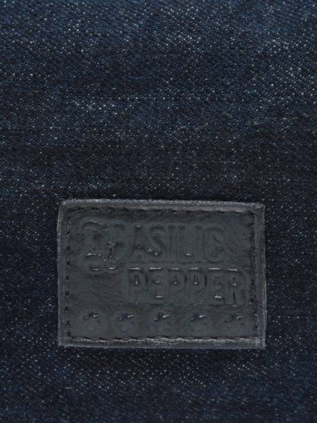 Schoudertas Cargo Denim Katoen Basilic pepper Blauw cargo denim BCAD04 ander zicht 5