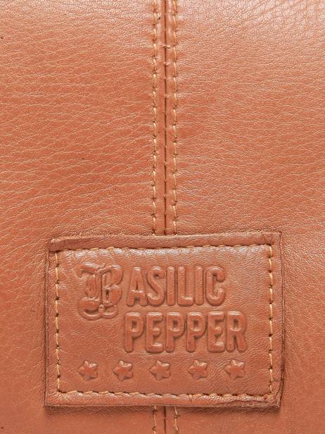 Cross Body Tas Glam Eyelet Leder Basilic pepper Bruin glam eyelet BGLE43 ander zicht 5