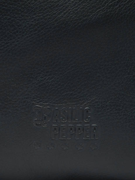 Cross Body Tas Cow Leder Basilic pepper Zwart cow BCOW2S ander zicht 5