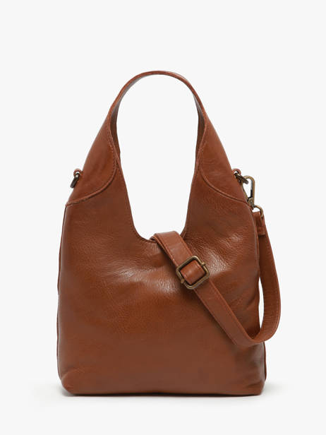 Cross Body Tas Cow Leder Basilic pepper Bruin cow BCOW2S ander zicht 4