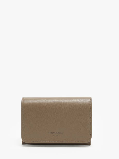 Portefeuille Leder Hexagona Bruin confort 467627
