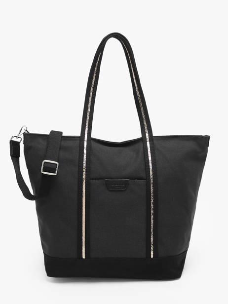 Schoudertas A4 Formaat Kaya Canvas Hexagona Zwart kaya 5920056