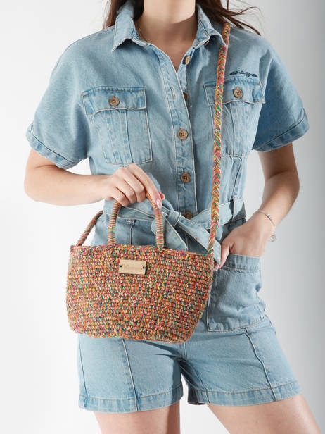 Cross Body Tas Gerbera Woomen Veelkleurig gerbera WGER06 ander zicht 2