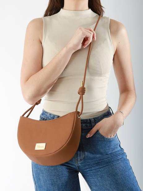 Cross Body Tas Muscari Woomen Bruin muscari WMUS27 ander zicht 1