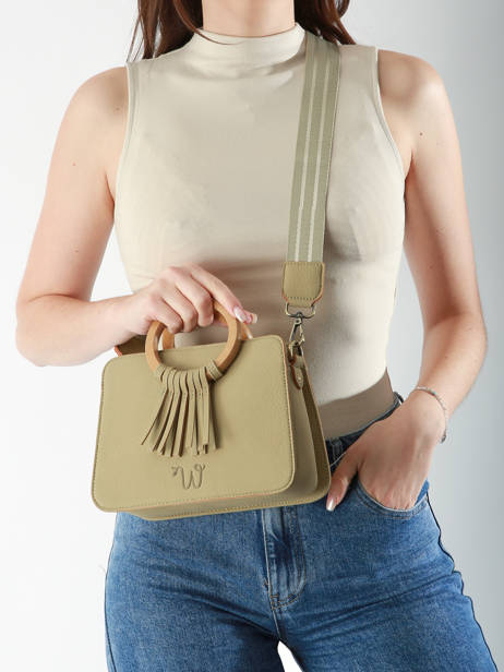 Crossbody Tas S Camomille Woomen Groen camomille WCAO1S ander zicht 1