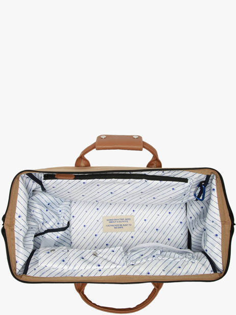 Reistas Voor Cabine Rugzak Travel Cabaia Beige travel DUFFV2 ander zicht 3