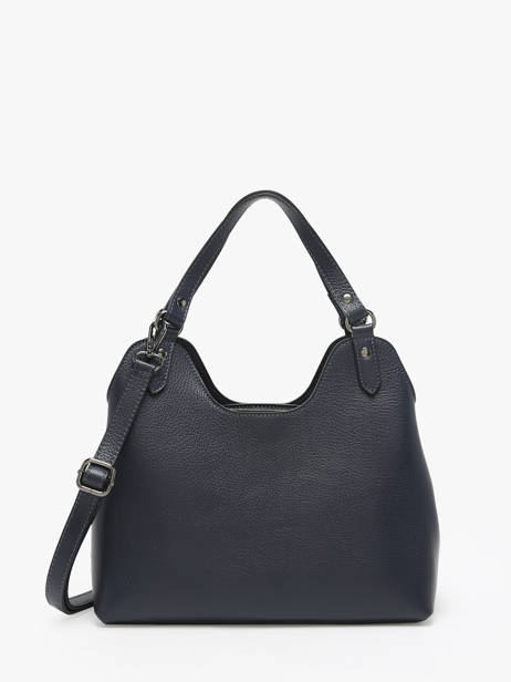 Handtas Caviar Leder Milano Blauw caviar CA24067