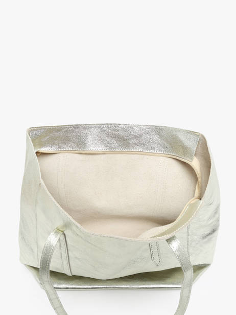 Schoudertas A4 Formaat Nine Leder Milano Goud nine NI24111 ander zicht 3