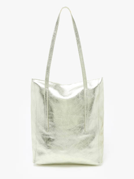 Schoudertas A4 Formaat Nine Leder Milano Goud nine NI24111 ander zicht 4