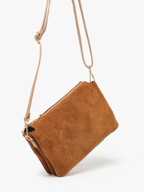 Cross Body Tas Velvet Caviar Milano Bruin velvet caviar VC24117 ander zicht 2