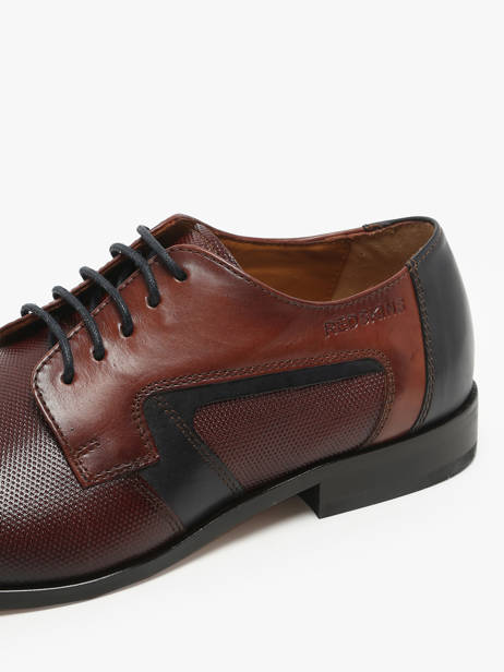 Richelieu Schoenen Beril 2 Uit Leder Redskins Bruin men BERIL2 ander zicht 2