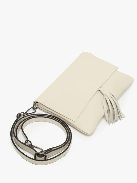 Cross Body Tas Caviar Leder Milano Beige caviar CA22112 ander zicht 2