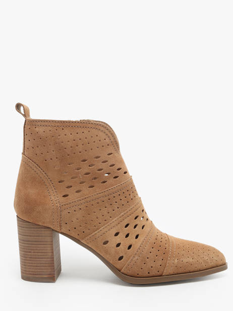 Enkellaarsjes Met Hak City Uit Leder Alpe Bruin women 53851136