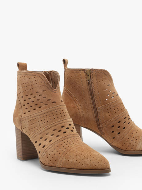 Enkellaarsjes Met Hak City Uit Leder Alpe Bruin women 53851136 ander zicht 2