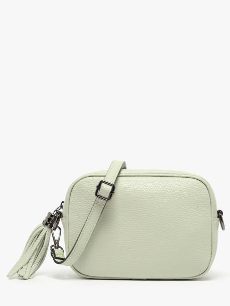 Cross Body Tas Caviar Leder Milano Groen caviar CA2006N