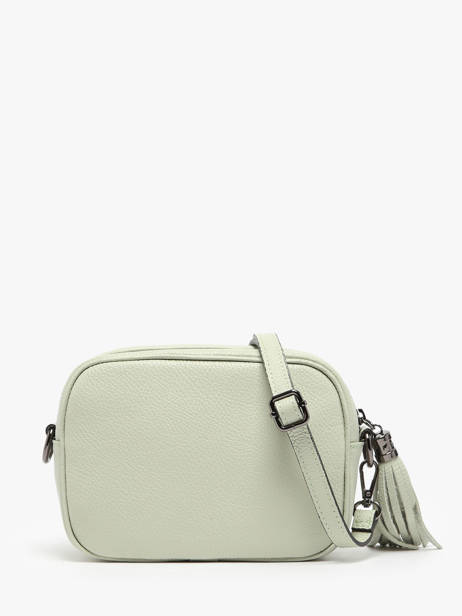 Cross Body Tas Caviar Leder Milano Groen caviar CA2006N ander zicht 4