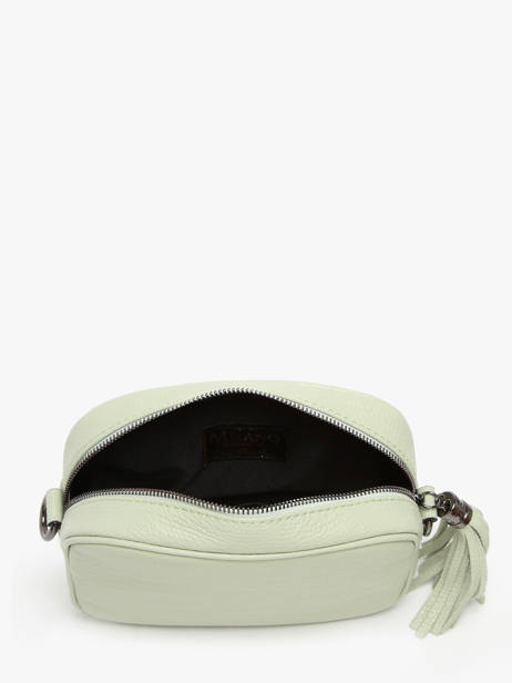 Cross Body Tas Caviar Leder Milano Groen caviar CA2006N ander zicht 3