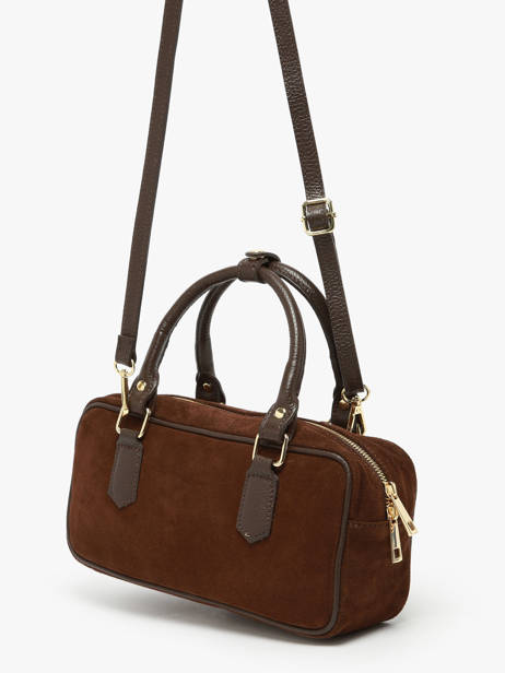 Handtas Velvet Caviar Leder Milano Bruin velvet caviar VC24112 ander zicht 2