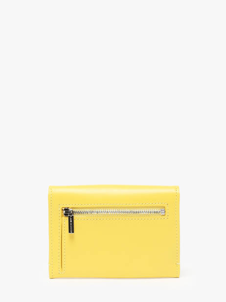Portemonnee Leder Lancaster Geel paris pm 28 ander zicht 2