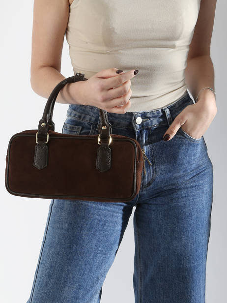 Handtas Velvet Caviar Leder Milano Bruin velvet caviar VC24112 ander zicht 1