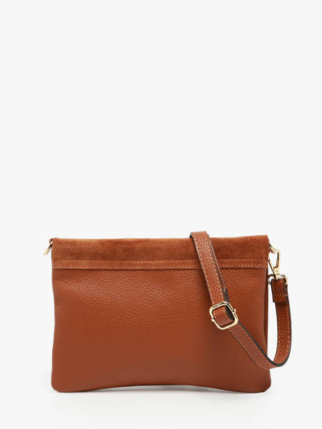 Cross Body Tas Velvet Caviar Leder Milano Bruin velvet caviar VC24114 ander zicht 4