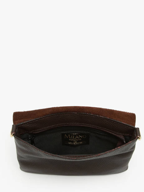 Cross Body Tas Velvet Caviar Leder Milano Bruin velvet caviar VC24114 ander zicht 3