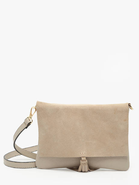 Cross Body Tas Velvet Caviar Leder Milano Beige velvet caviar VC24114