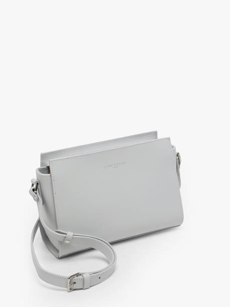 Cross Body Tas Smooth Leder Lancaster Grijs smooth 437-02 ander zicht 2