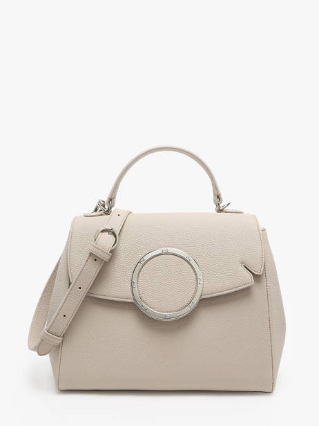 Handtas Ginkgo Leder Nathan baume Beige ginkgo 1