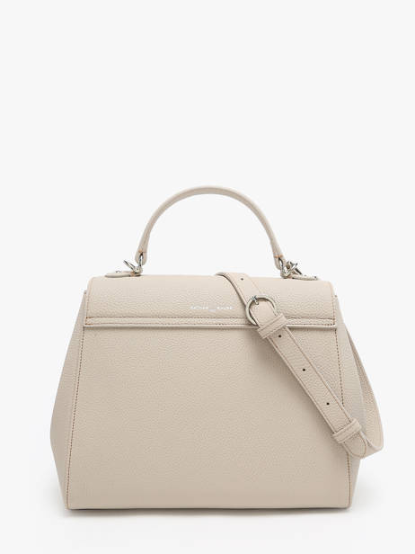 Handtas Ginkgo Leder Nathan baume Beige ginkgo 1 ander zicht 4
