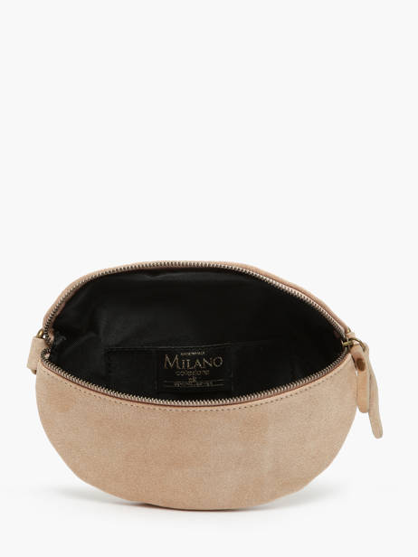 Heuptasje Milano Beige velvet VE19091 ander zicht 3