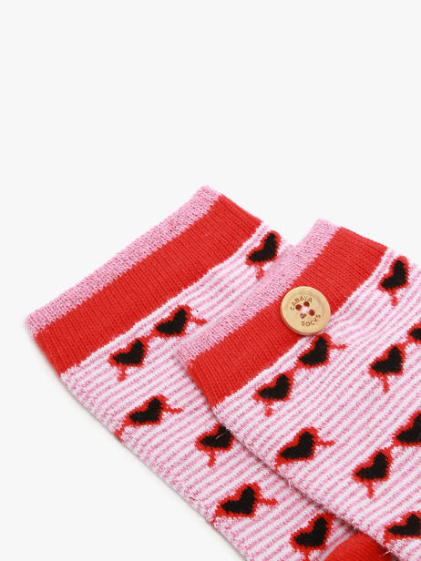 Sokken Cabaia Roze socks LAU ander zicht 1