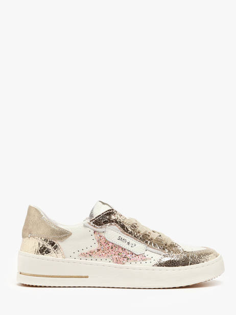 Sneakers Ale Uit Leder Semerdjian Goud women ALEB717