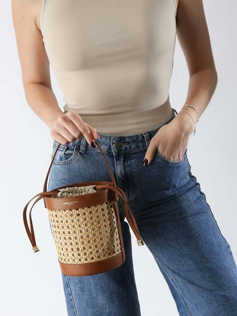 Handtassen Cannage Rotin Rattan Gevlochten Lancaster Beige cannage rotin 113 ander zicht 1