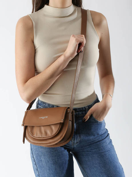 Cross Body Tas Soft Selma Leder Lancaster Bruin soft selma 1 ander zicht 1