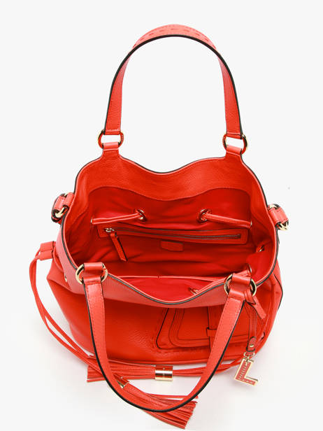 Bucket Bag M Premier Flirt Leder Lancel Oranje premier flirt A10110 ander zicht 4