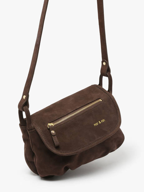 Cross Body Tas Vintage Leder Nat et nin Bruin vintage JENNY ander zicht 2