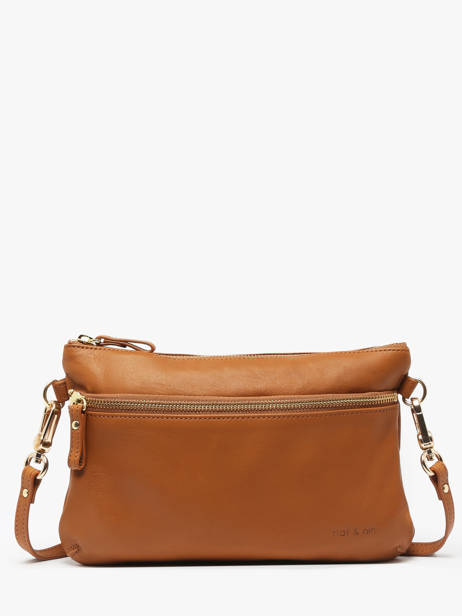 Cross Body Tas Vicky Leder Nat et nin Bruin vintage VICKY