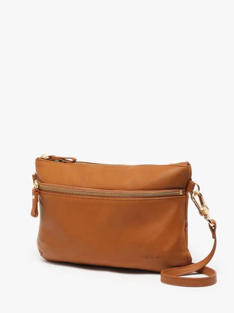 Cross Body Tas Vicky Leder Nat et nin Bruin vintage VICKY ander zicht 2