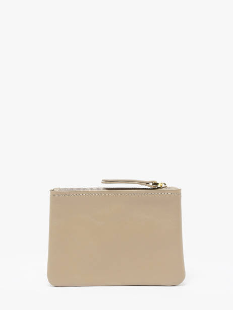 Portefeuille Leder Nat et nin Beige vintage SOLY ander zicht 2