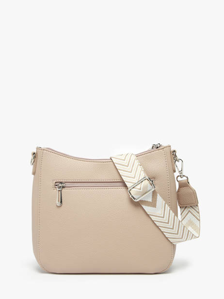 Cross Body Tas Grained Miniprix Beige grained F8575 ander zicht 3