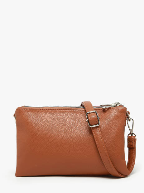 Cross Body Tas Grained Miniprix Bruin grained H6995 ander zicht 3
