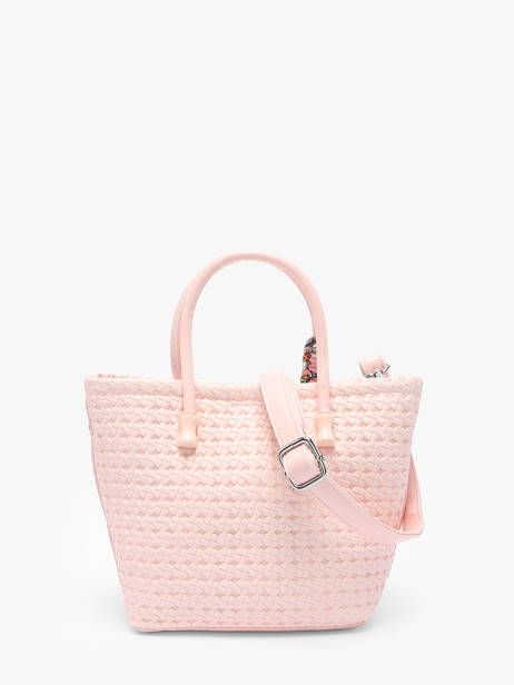 Handtas /cross Body Braided Miniprix Roze braided 1 ander zicht 3