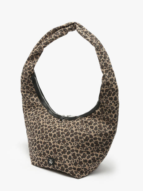 Schoudertas Leopard Vanessa wu Veelkleurig leopard MA0130 ander zicht 2