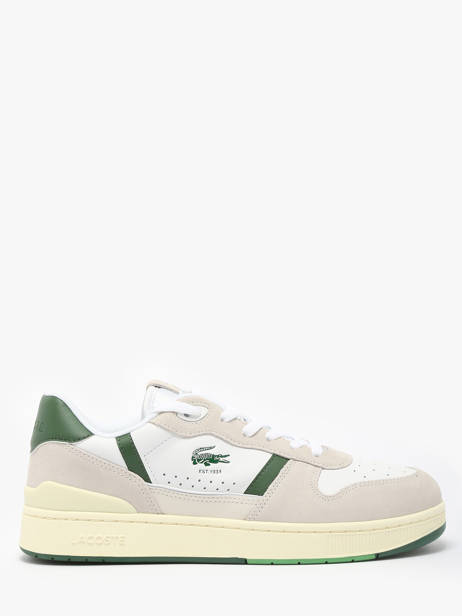Sneakers T-clip Uit Leder Lacoste Veelkleurig men 9SMA0073